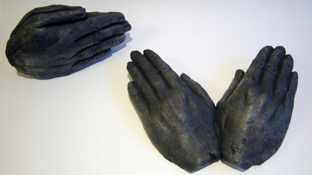 Image of Nerine Martini Two Hands (Hidden and flight) sculptures