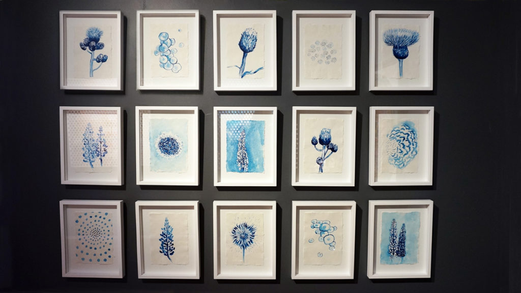 Image of Nerine Martini's Blue Drawings